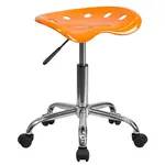 Flash Furniture LF-214A-ORANGEYELLOW-GG Work Stool