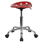 Flash Furniture LF-214A-WINERED-GG Work Stool