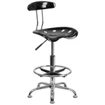 Flash Furniture LF-215-BLK-GG Work Stool