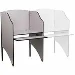 Flash Furniture MT-M6201-GY-GG Study Carrel