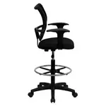 Flash Furniture WL-A277-BK-AD-GG Work Stool