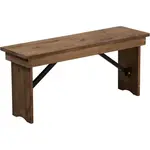 Flash Furniture XA-B-40X12-GG Bench, Indoor