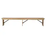 Flash Furniture XA-B-96X12-L-GG Bench, Indoor, Folding