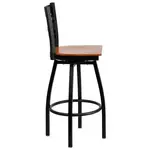 Flash Furniture XU-6F8B-XSWVL-CHYW-GG Bar Stool, Swivel, Indoor