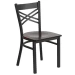 Flash Furniture XU-6FOBXBK-WALW-GG Chair, Side, Indoor