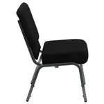 Flash Furniture XU-CH0221-BK-SV-GG Chair, Side, Stacking, Indoor