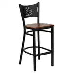 Flash Furniture XU-DG-60114-COF-BAR-CHYW-GG Bar Stool, Indoor