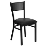 Flash Furniture XU-DG-60115-GRD-BLKV-GG Chair, Side, Indoor