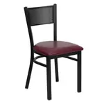 Flash Furniture XU-DG-60115-GRD-BURV-GG Chair, Side, Indoor