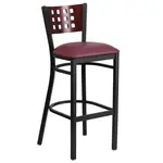 Flash Furniture XU-DG-60118-MAH-BAR-BURV-GG Bar Stool, Indoor