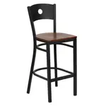 Flash Furniture XU-DG-60120-CIR-BAR-CHYW-GG Bar Stool, Indoor