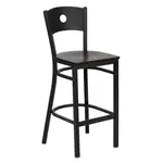 Flash Furniture XU-DG-60120-CIR-BAR-MAHW-GG Bar Stool, Indoor