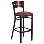 Flash Furniture XU-DG-60515-MAH-BAR-BURV-GG Bar Stool, Indoor