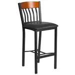 Flash Furniture XU-DG-60618B-CHY-BLKV-GG Bar Stool, Indoor