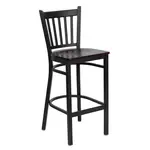 Flash Furniture XU-DG-6R6B-VRT-BAR-MAHW-GG Bar Stool, Indoor