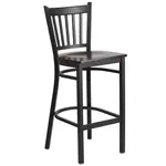 Flash Furniture XU-DG-6R6B-VRT-BAR-WALW-GG Bar Stool, Indoor