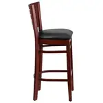 Flash Furniture XU-DG-W0108BBAR-MAH-BLKV-GG Bar Stool, Indoor