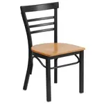 Flash Furniture XU-DG6Q6B1LAD-NATW-GG Chair, Side, Indoor