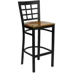 Flash Furniture XU-DG6R7BWIN-BAR-CHYW-GG Bar Stool, Indoor