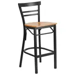 Flash Furniture XU-DG6R9BLAD-BAR-NATW-GG Bar Stool, Indoor