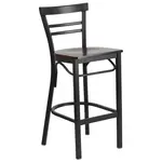 Flash Furniture XU-DG6R9BLAD-BAR-WALW-GG Bar Stool, Indoor