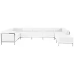 Flash Furniture ZB-IMAG-U-SECT-SET4-WH-GG Sofa Seating, Indoor