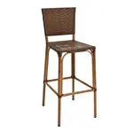 Florida Seating BRT-05-0 BAMBOO/SAF Bar Stool, Outdoor