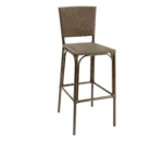 Florida Seating BRT-05-0 WAL/JAVA Bar Stool, Outdoor