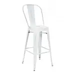 Florida Seating IND BARSTOOL WHITE WASH Bar Stool, Indoor