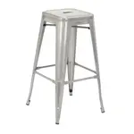 Florida Seating IND BB GALVANIZED GR1 Bar Stool, Indoor