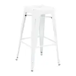 Florida Seating IND BB WHITE WASH GR1 Bar Stool, Indoor