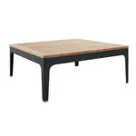 Florida Seating VB COFFEE TABLE W/TEAK SQ Sofa Seating Low Table, Outdoor