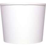 Food Container, 16 oz, White, Paper, (1,000/Case), Karat C-KDP16W