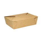 Food Container, #3, 76 fl oz., Kraft, Cardboard, Fold-To-Go, (200/Case) Karat FP-FTG76K