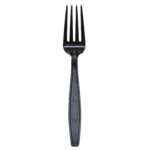 Fork, Extra Heavyweight, Black, Polystyrene, (1000/Case), Karat U2020B