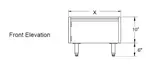 Glastender ACB-48 Underbar Add-On Unit