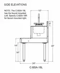 Glastender C-BSA-18R Underbar Blender Station