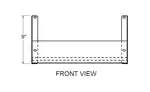 Glastender C-SRC-13 Speed Rail / Rack, Cover