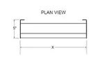 Glastender C-SRC-21 Speed Rail / Rack, Cover