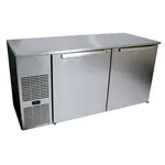 Glastender C1FL32 Back Bar Cabinet, Refrigerated