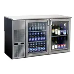 Glastender C2FB108 Back Bar Cabinet, Refrigerated