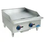 Globe C24GG Griddle, Gas, Countertop