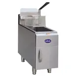 Globe GF15G Fryer, Gas, Countertop, Full Pot