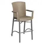 Grosfillex US254181 Bar Stool, Outdoor