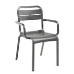 Grosfillex UT115002 Chair, Armchair, Stacking, Outdoor