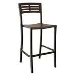 Grosfillex UT638017 Bar Stool, Stacking, Outdoor