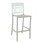 Grosfillex UT654096 Bar Stool, Stacking, Outdoor