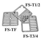 GSW INC Top Grate, 3/4 Size, Cast Iron/Porcelain, Sink, GSW Inc. FS-T3/4