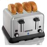 Hamilton Beach Toaster, 4 Slots, Stainless Steel, Commercial,120/60/1650W,  Hamilton Beach 24855