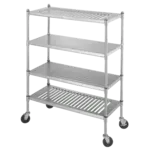 IMC/Teddy BL-2414-4L Shelving Unit, Louvered Slotted